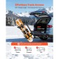 Βάση σκι και Snowboard με πτυσσόμενο κοτσαδόρο VEVOR, Ταιριάζει σε δέκτη 50 mm, Μεταφέρει έως και 6 ζευγάρια σκι ή 4 Snowboard, Ρυθμιζόμενη σχάρα για αυτοκίνητο με κλειδαριά, ιμάντα ασφαλείας, πρόσβαση με κλίση