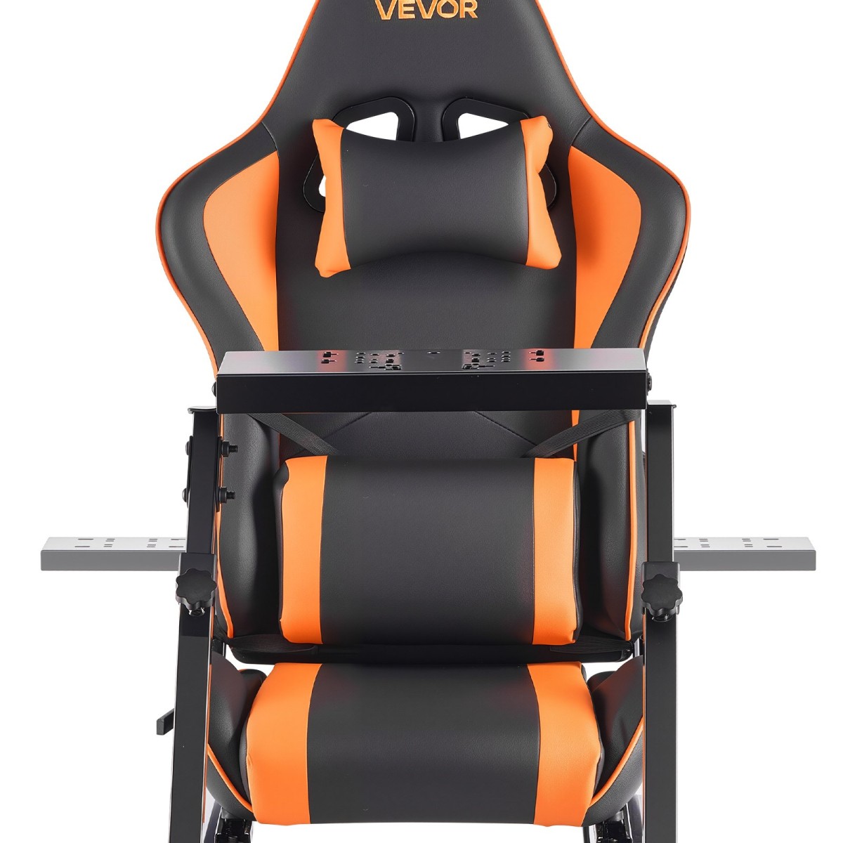 VEVOR Racing Wheel Stand, Heavy-Duty Simulator Cockpit Steering Stand με Dual-Rail Dual-Arm, Fit Logitech G25,G27,G29,G920,G923, Thrustmaster T300RS,TX F458,T500PRO,T3PA-Rdal