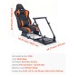 VEVOR Racing Wheel Stand, Heavy-Duty Simulator Cockpit Steering Stand με Dual-Rail Dual-Arm, Fit Logitech G25,G27,G29,G920,G923, Thrustmaster T300RS,TX F458,T500PRO,T3PA-Rdal