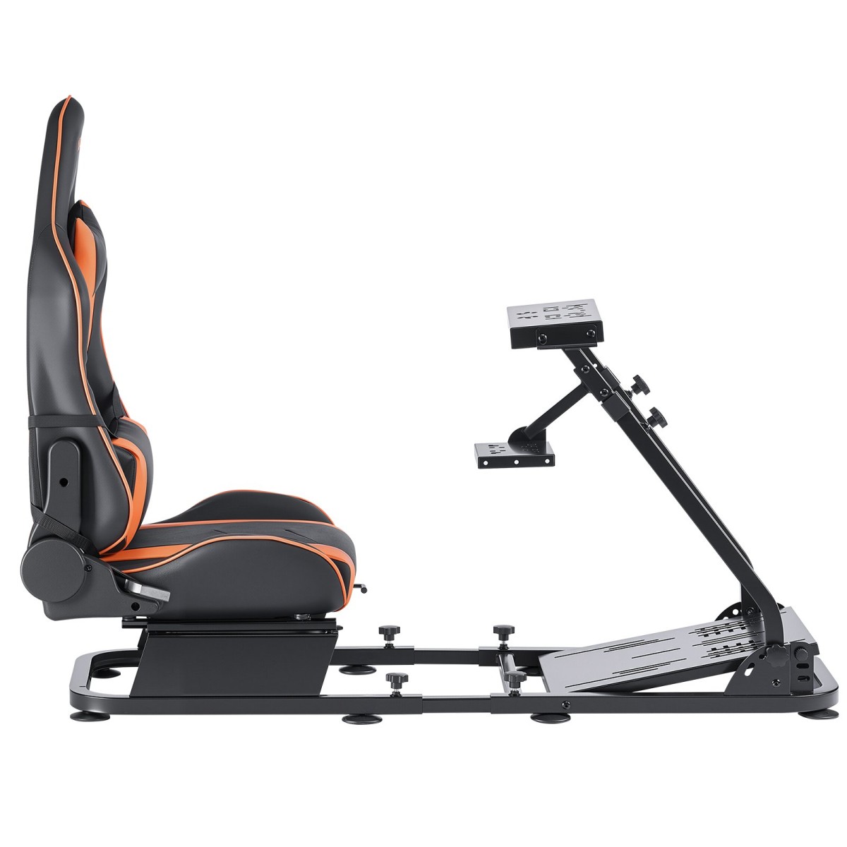 VEVOR Racing Wheel Stand, Heavy-Duty Simulator Cockpit Steering Stand με Dual-Rail Dual-Arm, Fit Logitech G25,G27,G29,G920,G923, Thrustmaster T300RS,TX F458,T500PRO,T3PA-Rdal