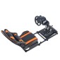 VEVOR Racing Wheel Stand, Heavy-Duty Simulator Cockpit Steering Stand με Dual-Rail Dual-Arm, Fit Logitech G25,G27,G29,G920,G923, Thrustmaster T300RS,TX F458,T500PRO,T3PA-Rdal