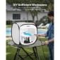 Φορητή σκηνή VEVOR Paint Booth, 405 x 405 x 430mm Pop-Up Portable Spray Paint Tent with Mesh Door, Τέντες ζωγραφικής με σπρέι για μικρά μοντέλα, γλυπτά, κορνίζες φωτογραφιών, Pop-up σχέδιο, αδιάβροχη
