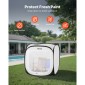 Φορητή σκηνή VEVOR Paint Booth, 405 x 405 x 430mm Pop-Up Portable Spray Paint Tent with Mesh Door, Τέντες ζωγραφικής με σπρέι για μικρά μοντέλα, γλυπτά, κορνίζες φωτογραφιών, Pop-up σχέδιο, αδιάβροχη