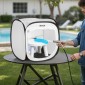 Φορητή σκηνή VEVOR Paint Booth, 405 x 405 x 430mm Pop-Up Portable Spray Paint Tent with Mesh Door, Τέντες ζωγραφικής με σπρέι για μικρά μοντέλα, γλυπτά, κορνίζες φωτογραφιών, Pop-up σχέδιο, αδιάβροχη