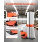 VEVOR Dust Collector, 1100 CFM 2,5 Micron Vortex Cone Dust Collectors, 1,5HP Sawdust Collector System with132,5L Dusts Collector Bag & 159L Filter Bag, 2800 RPM High Speed, για θρυμματισμένο ξύλο
