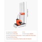 VEVOR Dust Collector, 1100 CFM 2,5 Micron Vortex Cone Dust Collectors, 1,5HP Sawdust Collector System with132,5L Dusts Collector Bag & 159L Filter Bag, 2800 RPM High Speed, για θρυμματισμένο ξύλο