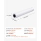 Χαρτί ευρείας μορφής VEVOR, 609,6 mm x 45,7 m Roll Plotter, 2 Rolls CAD Bond Rolls με 50,8 mm Core, 80 Rolls Plotter GSM, για σχέδια CAD, μηχανολογικά σχέδια, χάρτες GIS και αρχιτεκτονικά σχέδια