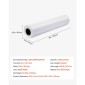 Χαρτί ευρείας μορφής VEVOR, 762 mm x 152,4 m Roll Plotter, 2 Rolls CAD Bond Rolls με 76,2 mm Core, 80 Rolls Plotter GSM, για σχέδια CAD, μηχανολογικά σχέδια, χάρτες GIS και αρχιτεκτονικά σχέδια