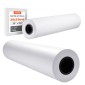 Χαρτί ευρείας μορφής VEVOR, 762 mm x 152,4 m Roll Plotter, 2 Rolls CAD Bond Rolls με 76,2 mm Core, 80 Rolls Plotter GSM, για σχέδια CAD, μηχανολογικά σχέδια, χάρτες GIS και αρχιτεκτονικά σχέδια