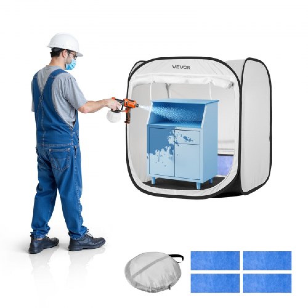 Φορητή σκηνή VEVOR Paint Booth, 720 x 725 x 750mm Pop-Up φορητή σκηνή βαφής με διχτυωτή πόρτα, σκηνές βαφής με σπρέι για ντουλάπια, καρέκλες, μοντέλα, τραπέζια, σχέδιο Pop-up, αποτελεσματική ροή αέρα