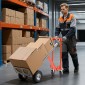 VEVOR 4 in 1 Hand Truck, 453,6 kg Χωρητικότητα φόρτωσης για λειτουργία 4 τροχών, Convertible Hand Truck Dolly με αντιολισθητική λαβή & ρόδες, φορητό τρόλεϊ από κράμα αλουμινίου για μετακίνηση σπίτι, γραφείο, αποθήκη