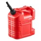 Δοχείο καυσίμου VEVOR, 9,5 L, Δεξαμενή αερίου με στόμιο & καθαρή κλίμακα, μέγιστος ρυθμός ροής 15 λίτρων/λεπτό, ασφαλές και στεγανό, φορητό επίπεδο δοχείο υγρού για τα περισσότερα αυτοκίνητα UTV μοτοσικλέτας, κόκκινο, 1 πακέτο