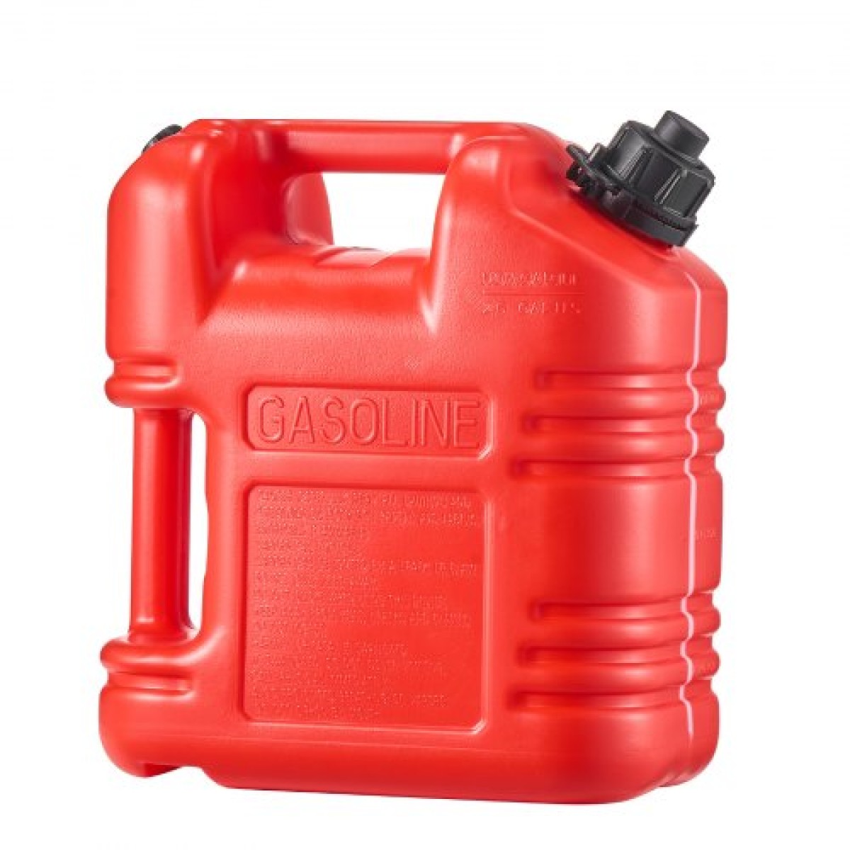 Δοχείο καυσίμου VEVOR, 9,5 L, Δεξαμενή αερίου με στόμιο & καθαρή κλίμακα, μέγιστος ρυθμός ροής 15 λίτρων/λεπτό, ασφαλές και στεγανό, φορητό επίπεδο δοχείο υγρού για τα περισσότερα αυτοκίνητα UTV μοτοσικλέτας, κόκκινο, 1 πακέτο