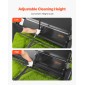 Sweeper VEVOR Tow Behind Lawn Sweeper, 122cm Pull Behind Yard Sweeper, 26 cu.ft Hopper Bag Capacity, Συλλέκτης φύλλων και γρασιδιού με σχοινί απόρριψης, ρυθμιζόμενο ύψος σάρωσης, σάρωθρες κήπου για αγρόκτημα γκαζόν