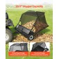 Sweeper VEVOR Tow Behind Lawn Sweeper, 122cm Pull Behind Yard Sweeper, 26 cu.ft Hopper Bag Capacity, Συλλέκτης φύλλων και γρασιδιού με σχοινί απόρριψης, ρυθμιζόμενο ύψος σάρωσης, σάρωθρες κήπου για αγρόκτημα γκαζόν