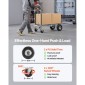 VEVOR 2 in 1 Hand Truck, 453,6 kg Χωρητικότητα φόρτωσης για λειτουργία 4 τροχών, Convertible Hand Truck Dolly με αντιολισθητική λαβή & ρόδες, φορητό τρόλεϊ για μετακόμιση σπιτιού, γραφείου, αποθήκης, σούπερ μάρκετ