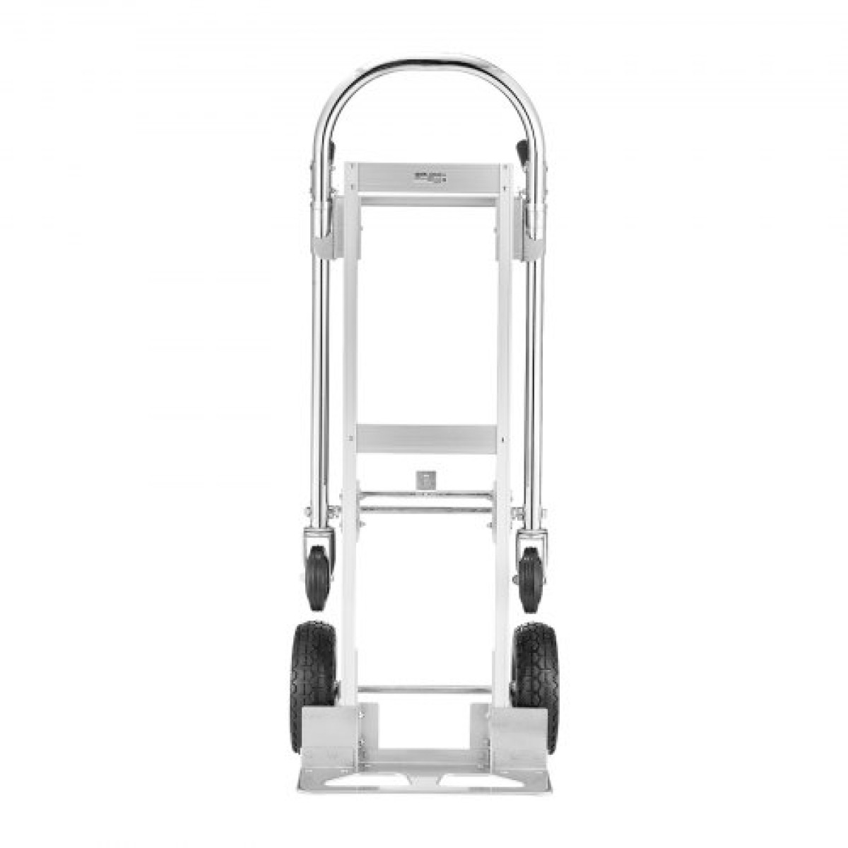 VEVOR 2 in 1 Hand Truck, 453,6 kg Χωρητικότητα φόρτωσης για λειτουργία 4 τροχών, Convertible Hand Truck Dolly με αντιολισθητική λαβή & ρόδες, φορητό τρόλεϊ για μετακόμιση σπιτιού, γραφείου, αποθήκης, σούπερ μάρκετ