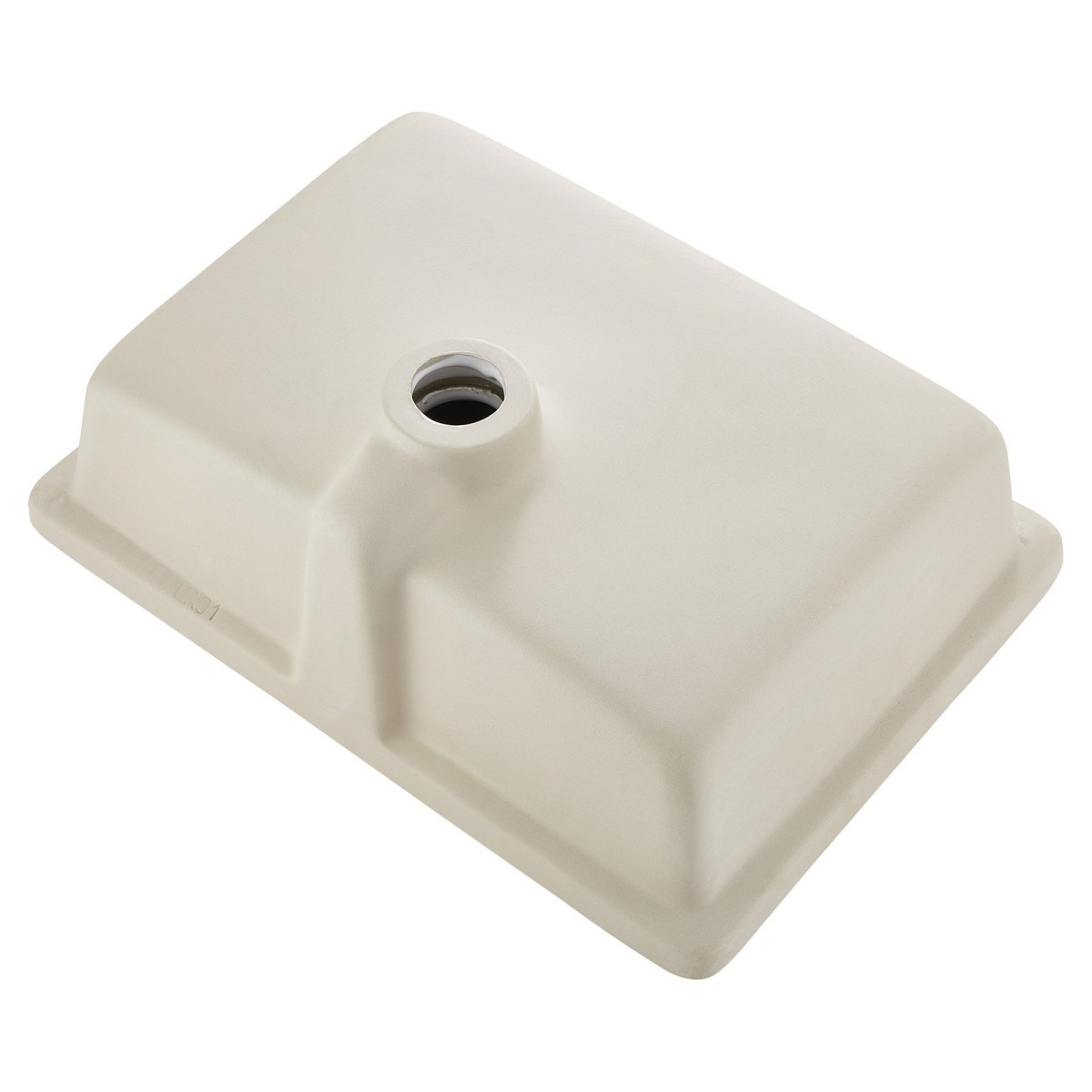 Νεροχύτης μπάνιου VEVOR Undermount, 470 x 335 mm Ορθογώνιος λευκός κεραμικός νεροχύτης με τρύπα υπερχείλισης, κάτω από πάγκο σε μοντέρνα λεκάνη νιπτήρα μπάνιου νεροχύτη, ορθογώνιο για μικρό χώρο