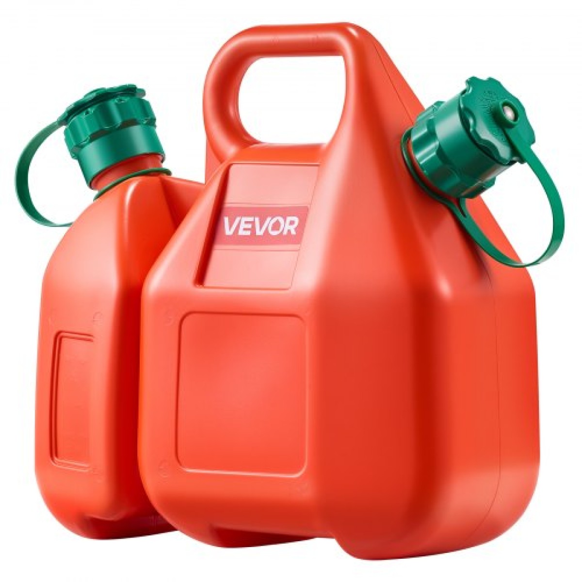 Δοχείο καυσίμου VEVOR, 6 L, Δεξαμενή καυσίμου με στόμιο & Δοχείο 1,9 L Extra Oil, Μέγιστος ρυθμός ροής 5,5 L/min, στεγανό και φορητό επίπεδο δοχείο υγρού για τα περισσότερα αυτοκίνητα μοτοσικλέτα ATV UTV