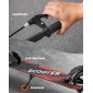 VEVOR Kick Scooter για Παιδιά Ηλικιών 8+, Έφηβοι και Ενήλικες, Μικρό σκούτερ 2 τροχών με τιμόνι ρυθμιζόμενο σε ύψος, φαρδύ αντιολισθητικό κατάστρωμα, αναδιπλούμενο ελαφρύ πλαίσιο για αγόρια και κορίτσια έως 99,8 κιλά, μαύρο