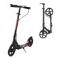 VEVOR Kick Scooter για Παιδιά Ηλικιών 8+, Έφηβοι και Ενήλικες, Μικρό σκούτερ 2 τροχών με τιμόνι ρυθμιζόμενο σε ύψος, φαρδύ αντιολισθητικό κατάστρωμα, αναδιπλούμενο ελαφρύ πλαίσιο για αγόρια και κορίτσια έως 99,8 κιλά, μαύρο