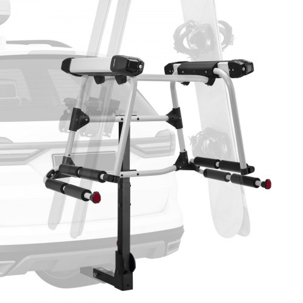Βάση για σκι και Snowboard VEVOR Hitch, Ταιριάζει σε δέκτη 50 mm, Μεταφέρει έως και 6 ζευγάρια σκι ή 4 Snowboard, Σχάρα για Αυτοκίνητο με Κλειδαριά, Λουράκι ασφαλείας, Πρόσβαση με κλίση, Λαστιχένια επένδυση