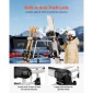 Βάση για σκι και Snowboard VEVOR Hitch, Ταιριάζει σε δέκτη 50 mm, Μεταφέρει έως και 6 ζευγάρια σκι ή 4 Snowboard, Σχάρα για Αυτοκίνητο με Κλειδαριά, Λουράκι ασφαλείας, Πρόσβαση με κλίση, Λαστιχένια επένδυση