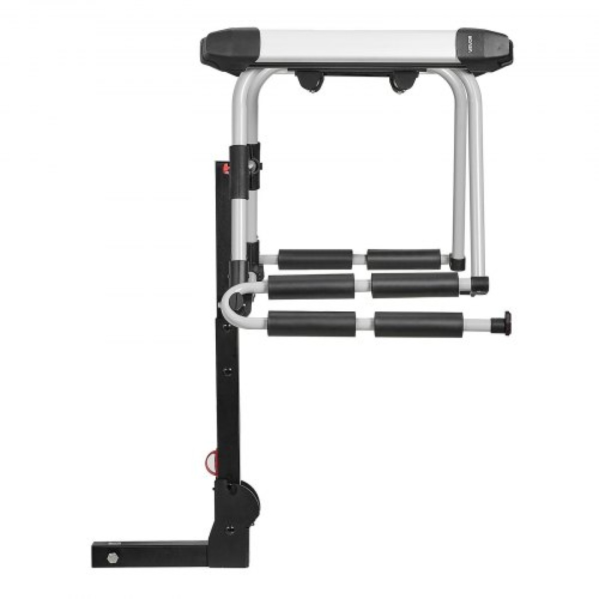 Βάση για σκι και Snowboard VEVOR Hitch, Ταιριάζει σε δέκτη 50 mm, Μεταφέρει έως και 6 ζευγάρια σκι ή 4 Snowboard, Σχάρα για Αυτοκίνητο με Κλειδαριά, Λουράκι ασφαλείας, Πρόσβαση με κλίση, Λαστιχένια επένδυση