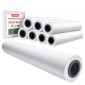 Χαρτί ευρείας μορφής VEVOR, 609,6 mm x 45,7 m Roll Plotter, 8 Rolls CAD Bond Rolls με 50,8 mm Core, 80 Rolls Plotter GSM, για σχέδια CAD, μηχανολογικά σχέδια, χάρτες GIS και αρχιτεκτονικά σχέδια