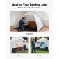 VEVOR Portable Paint Booth Tent, 2950 x 2920 x 2020mm Painting Tent Station, Spray Shelter με ενσωματωμένο δάπεδο & δικτυωτή οθόνη, μεγάλος χώρος, Oxford σκηνές βαφής με σπρέι για ντουλάπια, καρέκλες, τραπέζια
