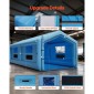 Φουσκωτός θάλαμος βαφής VEVOR, 12 x 5 x 4 m, φουσκωτός θάλαμος ψεκασμού με φυσητήρες 950W+1100W και σύστημα φίλτρου αέρα, Τριγωνική οροφή, για βάψιμο αυτοκινήτων, φορτηγών, μεγάλων επίπλων και λαμαρίνας αυτοκινήτων