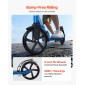 VEVOR Kick Scooter για Παιδιά Ηλικιών 8+, Εφήβους και Ενήλικες, Μικρό σκούτερ 2 τροχών με τιμόνι ρυθμιζόμενο σε ύψος, φαρδύ αντιολισθητικό κατάστρωμα, αναδιπλούμενο ελαφρύ για αγόρια και κορίτσια έως 99,8 κιλά, μαύρο + μπλε