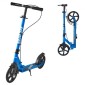 VEVOR Kick Scooter για Παιδιά Ηλικιών 8+, Εφήβους και Ενήλικες, Μικρό σκούτερ 2 τροχών με τιμόνι ρυθμιζόμενο σε ύψος, φαρδύ αντιολισθητικό κατάστρωμα, αναδιπλούμενο ελαφρύ για αγόρια και κορίτσια έως 99,8 κιλά, μαύρο + μπλε