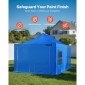 VEVOR Portable Paint Booth Ten, 5870 x 3980 x 1780mm Portable Garage Spray Tent, Waterproof spray booth with foldable frame design & 4 Mesh side windows for Auto Parts, Έπιπλα, Βαφή αυτοκινήτου