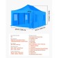 VEVOR Portable Paint Booth Ten, 5870 x 3980 x 1780mm Portable Garage Spray Tent, Waterproof spray booth with foldable frame design & 4 Mesh side windows for Auto Parts, Έπιπλα, Βαφή αυτοκινήτου