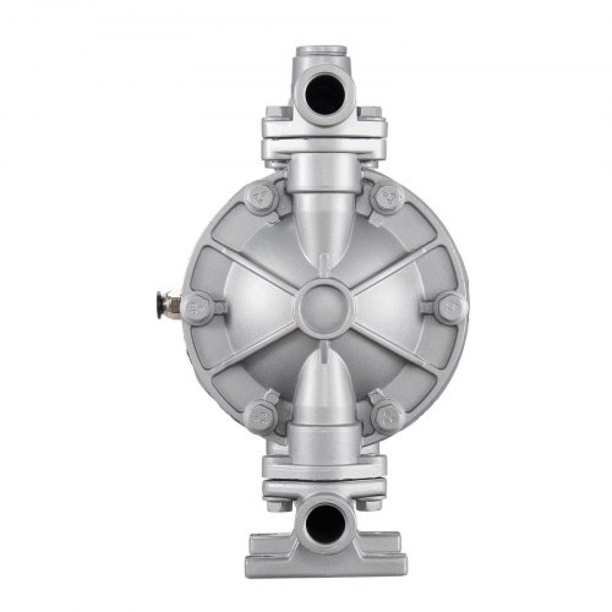 VEVOR Air Operated Double Diaphragm Pump, 25 L/min Max, Standard Int & Out Out Air Pneumatic Waste Oil Transfer Pump, Σώμα από κράμα αλουμινίου, Διπλά διαφράγματα, για ντίζελ, γράσο, κηροζίνη, βενζίνη