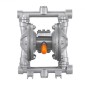 VEVOR Air Operated Double Diaphragm Pump, 25 L/min Max, Standard Int & Out Out Air Pneumatic Waste Oil Transfer Pump, Σώμα από κράμα αλουμινίου, Διπλά διαφράγματα, για ντίζελ, γράσο, κηροζίνη, βενζίνη