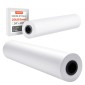 Χαρτί ευρείας μορφής VEVOR, 609,6 mm x 91,4 m Roll Plotter, 2 Rolls CAD Bond Rolls με 50,8 mm Core, 80 Rolls Plotter GSM, για σχέδια CAD, μηχανολογικά σχέδια, χάρτες GIS και αρχιτεκτονικά σχέδια