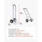 Φορτηγό VEVOR, Χωρητικότητα 226,9 kg, βαρέως τύπου Hand Truck Dolly με αντιολισθητικές ρόδες & λαβή, φορητό τρόλεϊ από κράμα αλουμινίου με ιμάντα πρόσδεσης για μετακίνηση σπιτιού, γραφείου, αποθήκης
