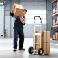 Φορτηγό VEVOR, Χωρητικότητα 226,9 kg, βαρέως τύπου Hand Truck Dolly με αντιολισθητικές ρόδες & λαβή, φορητό τρόλεϊ από κράμα αλουμινίου με ιμάντα πρόσδεσης για μετακίνηση σπιτιού, γραφείου, αποθήκης