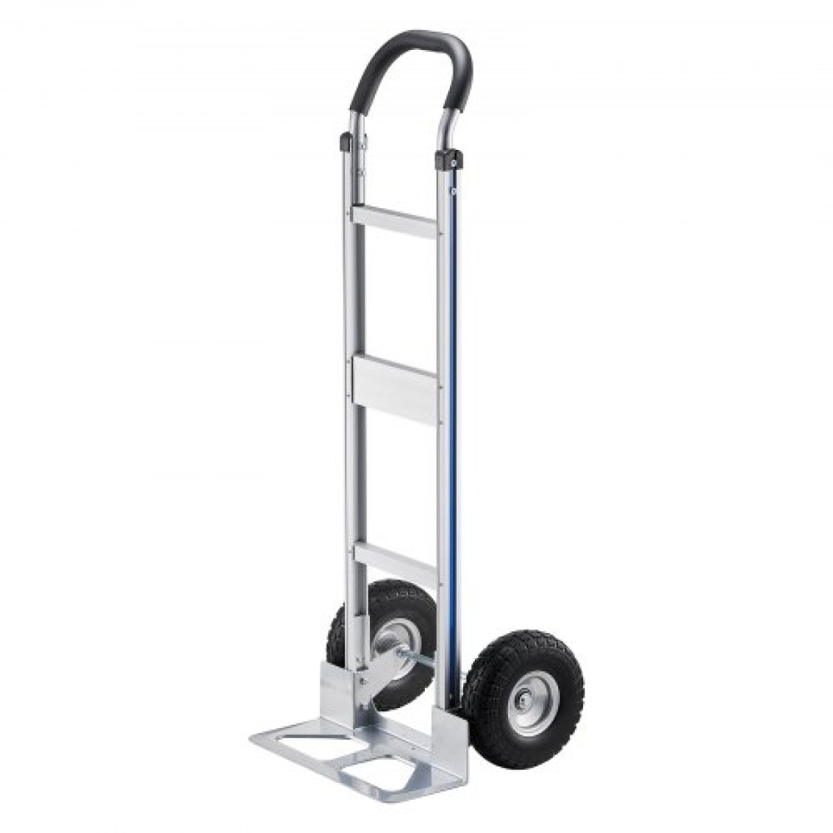 Φορτηγό VEVOR, Χωρητικότητα 226,9 kg, βαρέως τύπου Hand Truck Dolly με αντιολισθητικές ρόδες & λαβή, φορητό τρόλεϊ από κράμα αλουμινίου με ιμάντα πρόσδεσης για μετακίνηση σπιτιού, γραφείου, αποθήκης