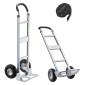 Φορτηγό VEVOR, Χωρητικότητα 226,9 kg, βαρέως τύπου Hand Truck Dolly με αντιολισθητικές ρόδες & λαβή, φορητό τρόλεϊ από κράμα αλουμινίου με ιμάντα πρόσδεσης για μετακίνηση σπιτιού, γραφείου, αποθήκης