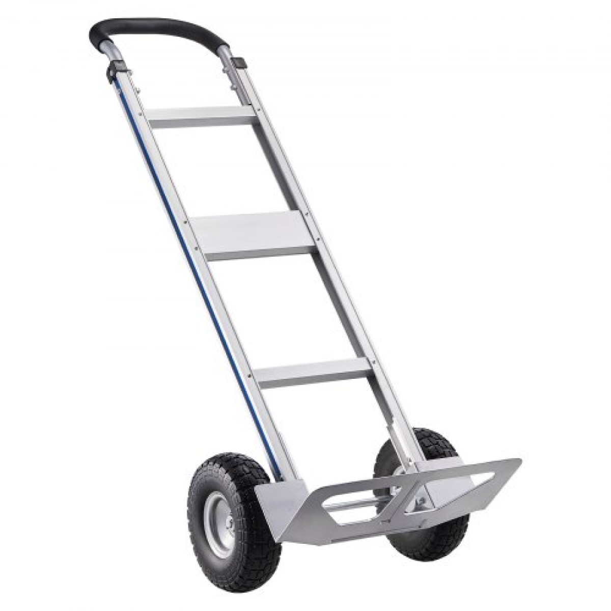 Φορτηγό VEVOR, Χωρητικότητα 226,9 kg, βαρέως τύπου Hand Truck Dolly με αντιολισθητικές ρόδες & λαβή, φορητό τρόλεϊ από κράμα αλουμινίου με ιμάντα πρόσδεσης για μετακίνηση σπιτιού, γραφείου, αποθήκης