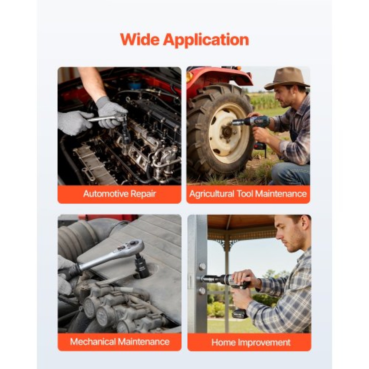VEVOR 1/2 in Drive Impact Socket Set, 39 τεμαχίων, 6 Point Deep & Shallow Impact Sockets, Metric 9 έως 30 mm, Cr-V Steel Υψηλής αντοχής, με Universal Joint, Dual Size Marks, Heavy Duty Carry Case
