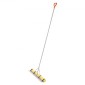 VEVOR Landscape Rake, Λαβή πλάτους 914 mm 2590 mm, Εργαλείο βαρέως τύπου αλουμινίου εξωραϊσμού φύλλων, Επίπεδο ασφάλτου για χαλάρωση εδάφους, κήπου και αυλής, χαλίκι λίμνης & περιποίηση γκαζόν παραλίας, σχοινί 15,8 m