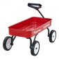 VEVOR Pull-Along Wagon για παιδιά, Βαγόνια νηπίων 101 cm, Υποστηρίζει έως 80 κιλά, Βαγόνια παντός εδάφους με λαβή, Δώρο γενεθλίων για παιδική κηπουρική Κάμπινγκ στην παραλία, κόκκινο