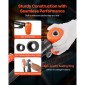 VEVOR Knockout Punch Set, 147,1 kN Hydraulic Knockout Set, KO Tool Kit Hole Making Tool, KO Tools Kit W/10 Dies for Metal Electrical Cabine, Electrical Control Cabine, Switch Cabine