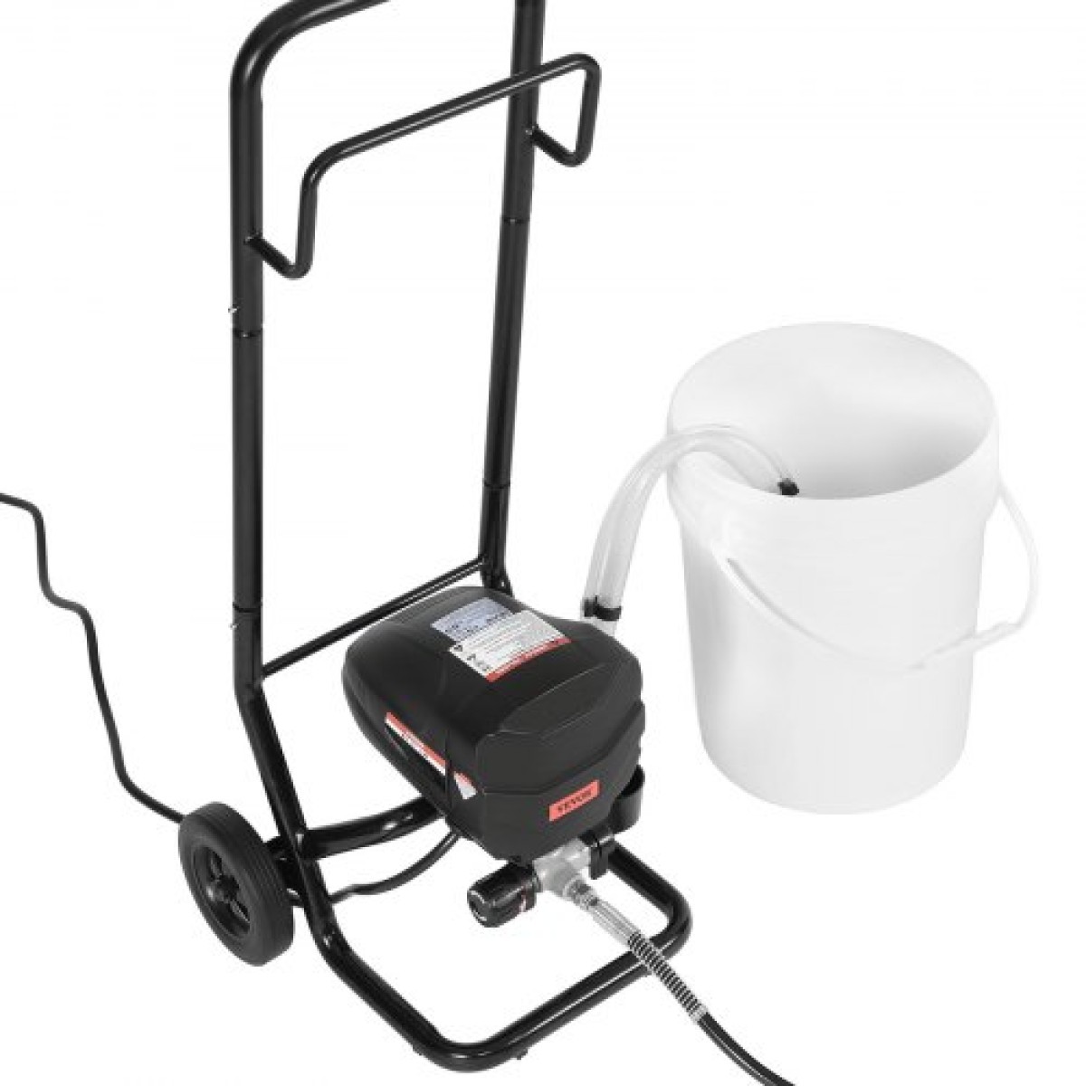 Ψεκαστήρας βαφής VEVOR Stand Airless, 650W, 3000PSI Ψεκαστήρας χωρίς αέρα υψηλής πίεσης με καρότσι, βούρτσα καθαρισμού, σωλήνας, ράβδο προέκτασης, ακροφύσια, ηλεκτρικό μηχάνημα βαφής σπρέι για εξωτερικό και εσωτερικό σπίτι