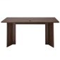 VEVOR 63 σε Executive Desk, Μεγάλο Μοντέρνο Ορθογώνιο Τραπέζι Γραφείου, Ξύλινο Τραπέζι βαρέως τύπου με τρύπα σύνδεσης καλωδίου, χωρητικότητα φόρτωσης 113 KG, Εύκολη συναρμολόγηση, για εργασία γραφής μελέτης, καρυδιά