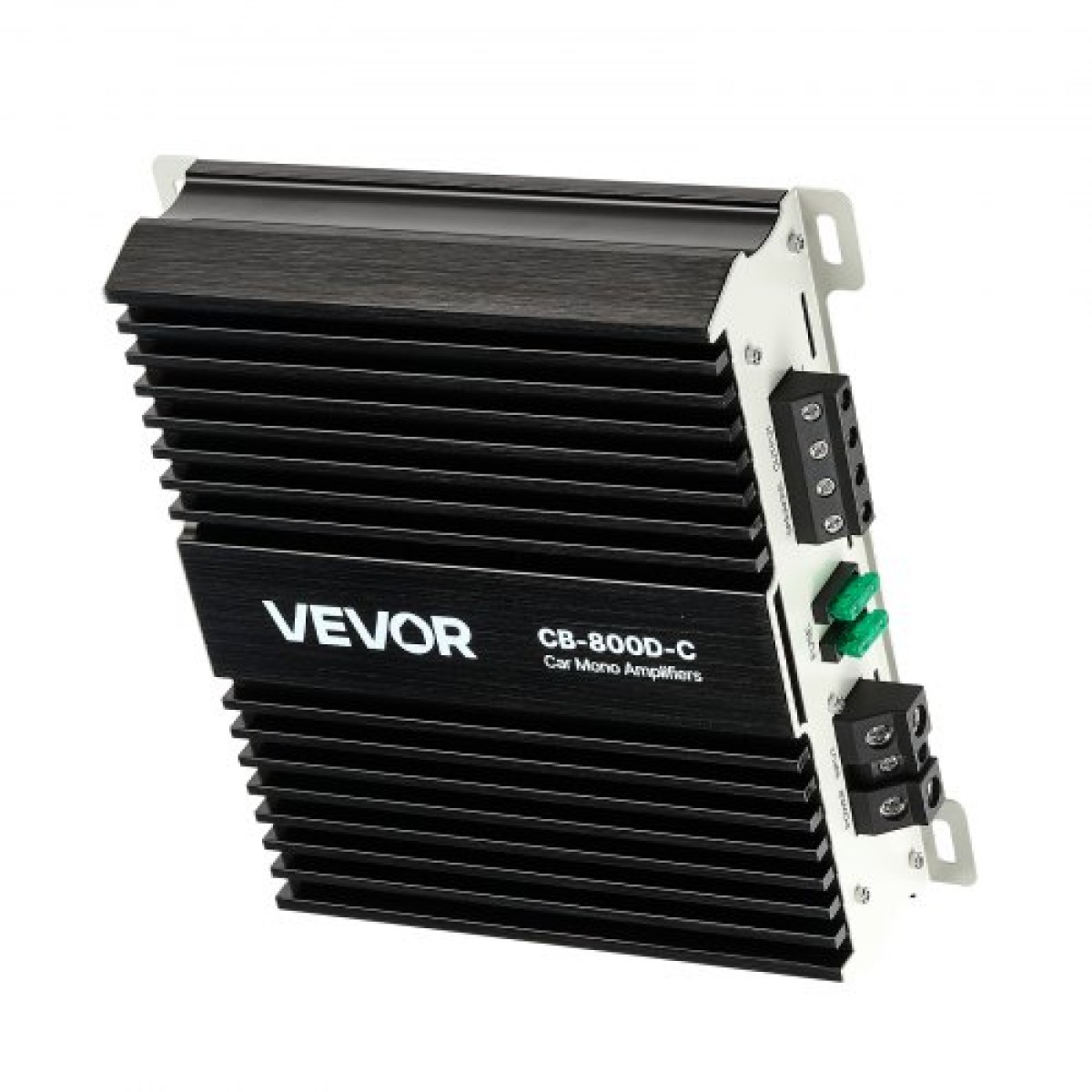 Ενισχυτής αυτοκινήτου VEVOR Monoblock, 800W RMS MAX, 1/2/4 Ohm Stable, Ενισχυτής ήχου αυτοκινήτου κατηγορίας D 1 καναλιού με απομακρυσμένο έλεγχο επιπέδου υπογούφερ, φίλτρο χαμηλής διέλευσης, ενίσχυση μπάσων & μετατόπιση φάσης, ελεγκτής έντασης ήχου